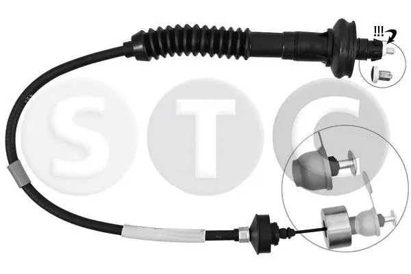 Cable Pull, clutch control (T480013)