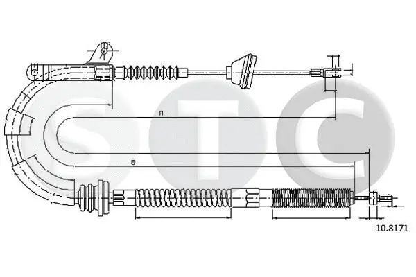 Cable Pull, parking brake (T483574)