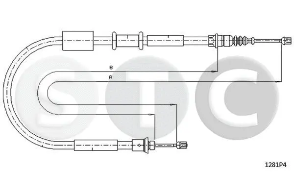 Cable Pull, parking brake (T481297)