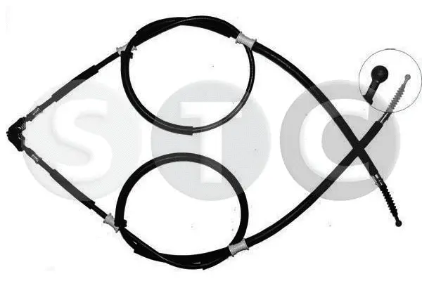 Cable Pull, parking brake (T482541)