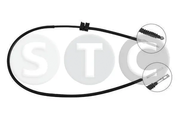 Cable Pull, parking brake (T480588)