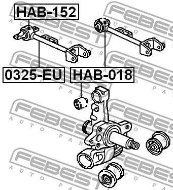 Mounting, control/trailing arm