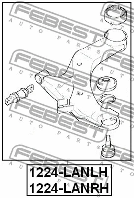 Control/Trailing Arm, wheel suspension