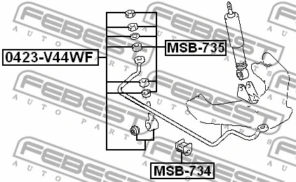Link/Coupling Rod, stabiliser bar