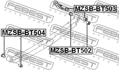Bushing, leaf spring