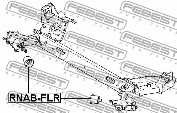 Bushing, axle beam