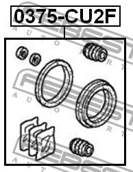 Repair Kit, brake caliper