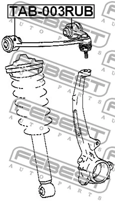 Mounting, control/trailing arm