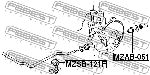 Mounting, stabiliser bar