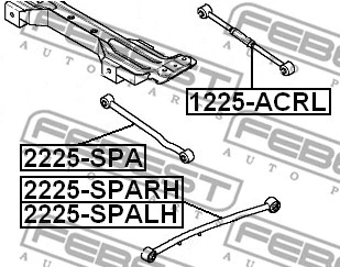 Control/Trailing Arm, wheel suspension