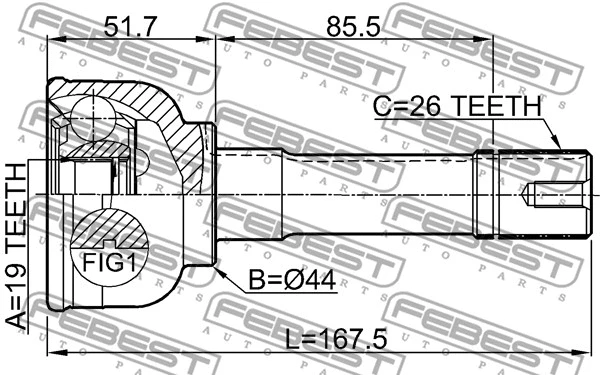 Joint Kit, drive shaft