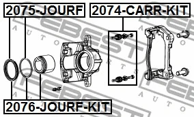 Repair Kit, brake caliper