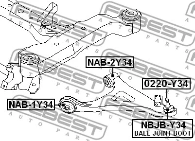 Mounting, control/trailing arm
