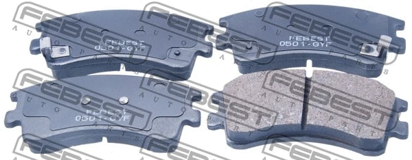 Brake Pad Set, disc brake (0501-GYF)