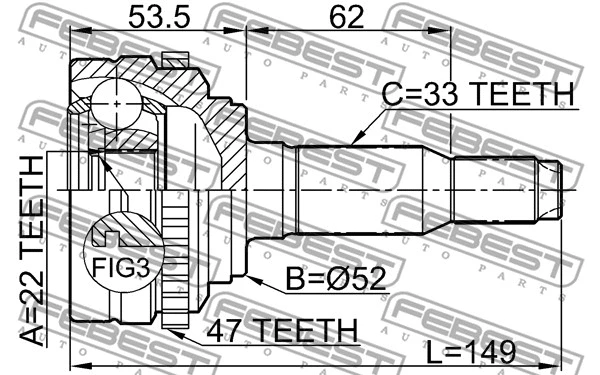 Joint Kit, drive shaft