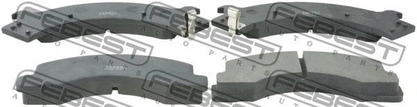Brake Pad Set, disc brake (0201-F22F)