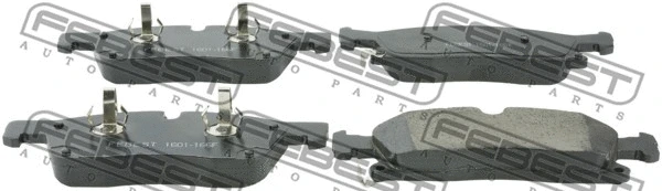 Brake Pad Set, disc brake (1601-166F)