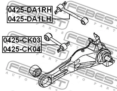 Control/Trailing Arm, wheel suspension