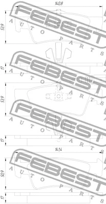 Brake Pad Set, disc brake