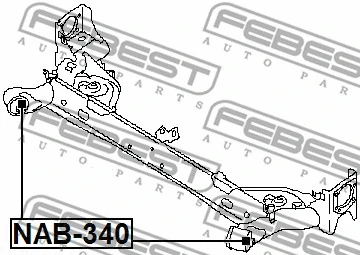 Bushing, axle beam