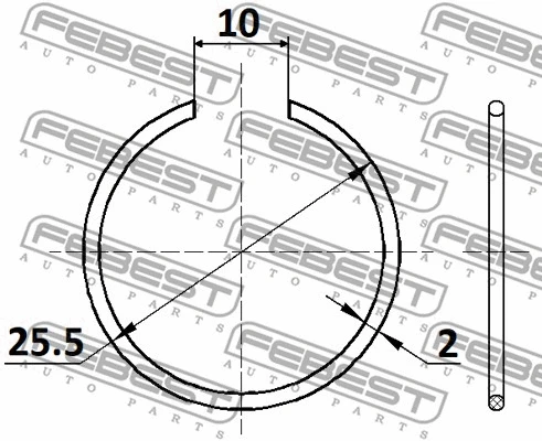 Mounting Set, drive shaft bellow