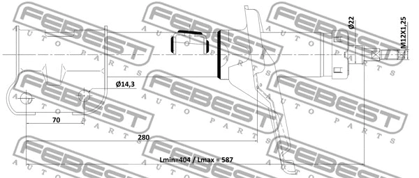 Shock Absorber (12110-017FR)