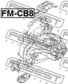 Mounting, engine