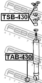 Bush, shock absorber