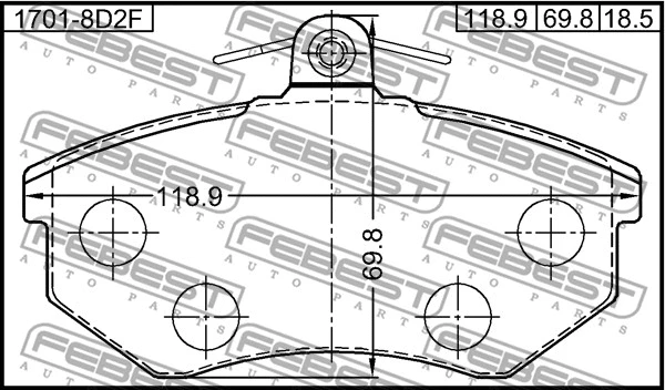 Brake Pad Set, disc brake