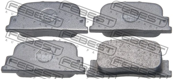 Brake Pad Set, disc brake (0101-MCV20R)