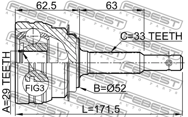 Joint Kit, drive shaft