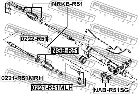 Mounting, steering gear