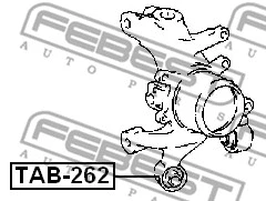 Mounting, control/trailing arm