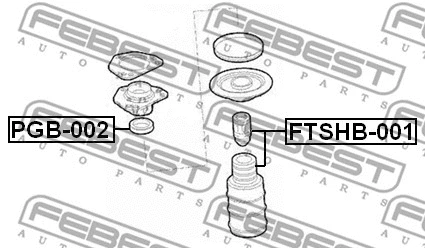 Dust Cover Kit, shock absorber