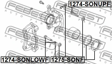 Repair Kit, brake caliper