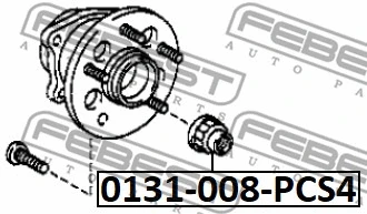 Caster Shim, axle beam