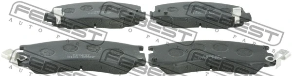 Brake Pad Set, disc brake (0101-CR50F)