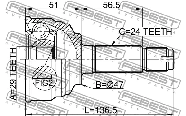 Joint Kit, drive shaft