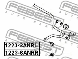 Link/Coupling Rod, stabiliser bar