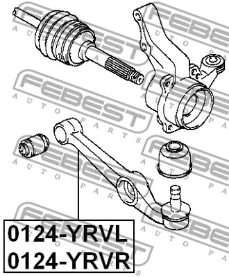 Control/Trailing Arm, wheel suspension