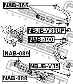 Mounting, control/trailing arm