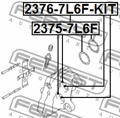 Repair Kit, brake caliper