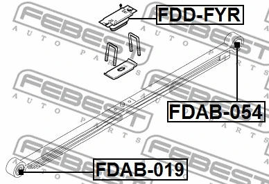 Bushing, leaf spring