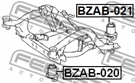 Bushing, axle beam
