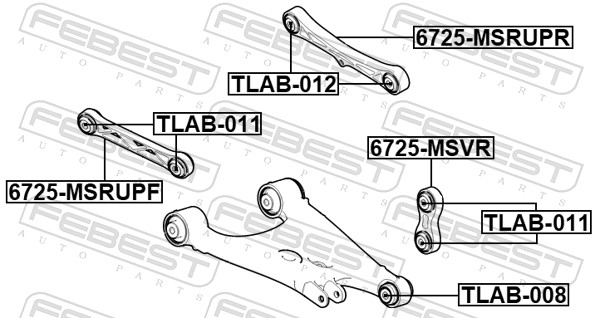 Control/Trailing Arm, wheel suspension