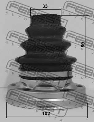 Bellow, drive shaft (1915-E82R)