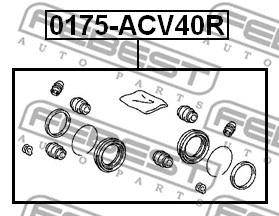 Repair Kit, brake caliper