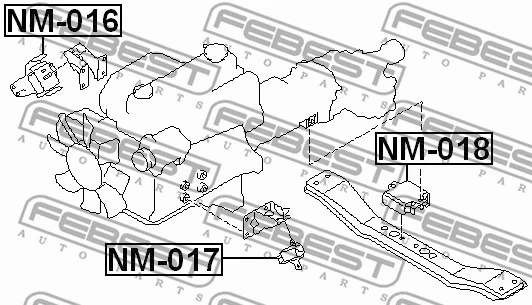 Mounting, engine