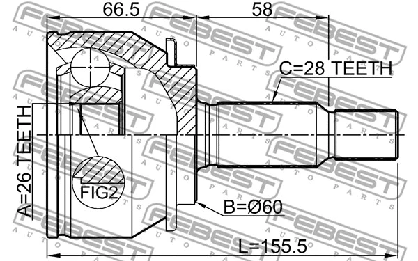 Joint Kit, drive shaft