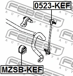 Mounting, stabiliser bar